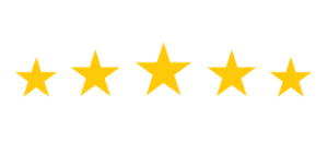 5 Stars with over 600 Google Reviews